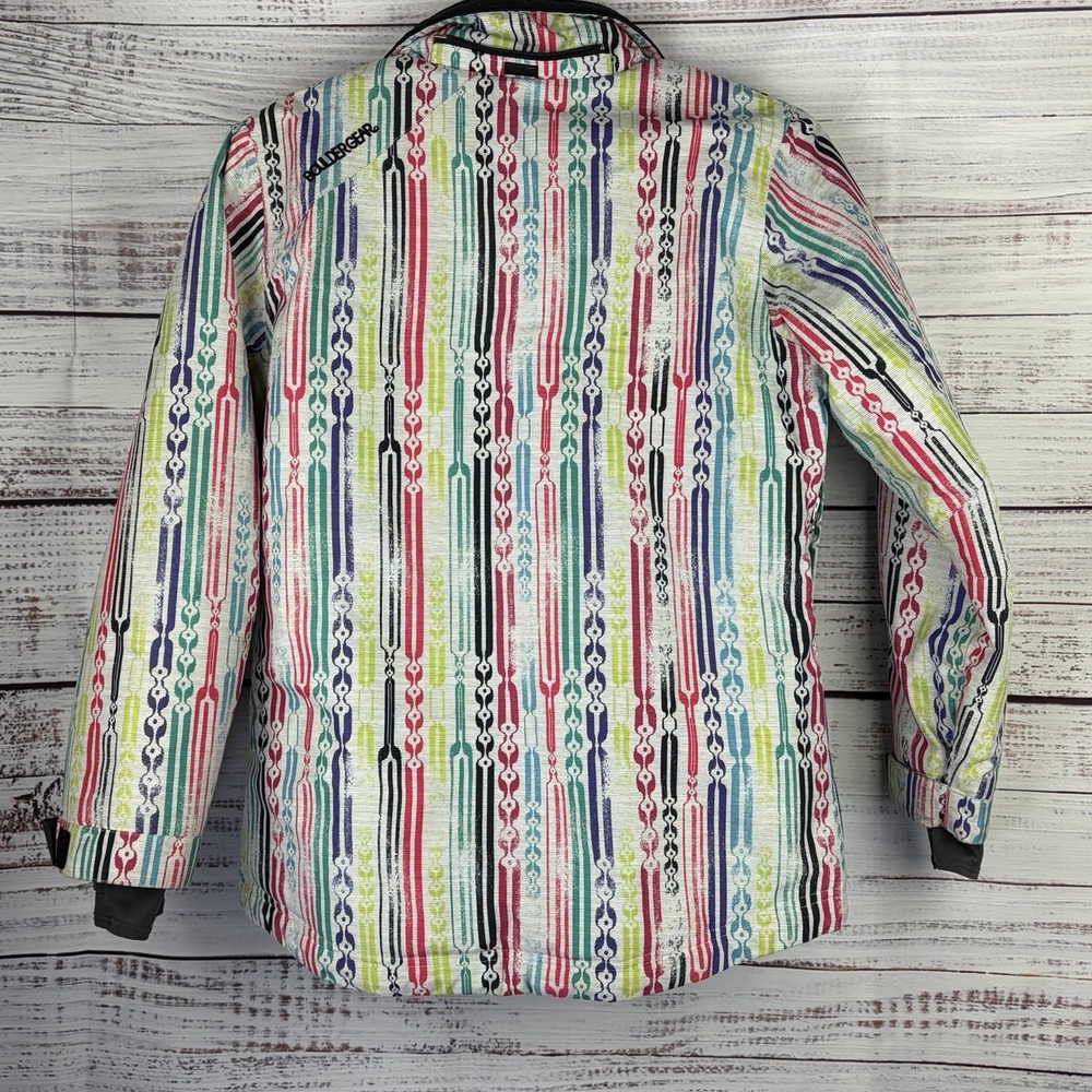 Boulder Gear Kids Colorful Ski Winter Snow Jacket Coat Girls Size L (no Hood) - Picture 8 of 9